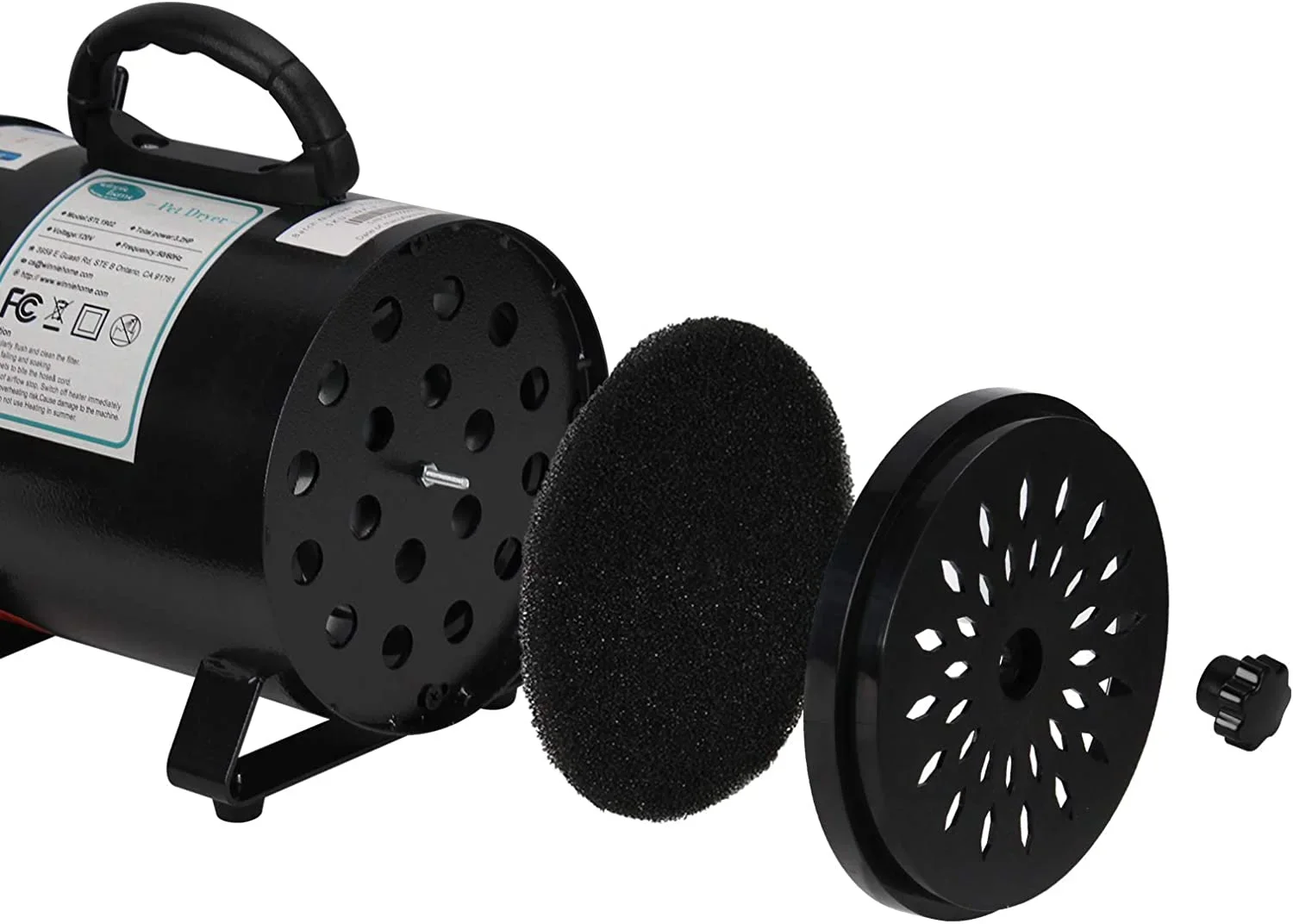 Ioni negativi Smart Pet Blower ioni negativi Smart Pet asciugacapelli schermo LCD Pet Water Dryer