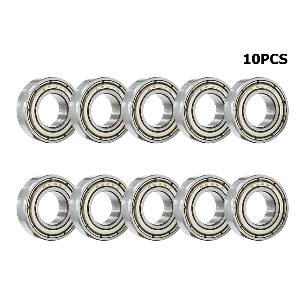 10pcs Deep Groove Ball Bearings Double Shielded Double Metal Seal Bearings 8x16x5mm Groove Bearings Heavy Load 3D Printer Parts