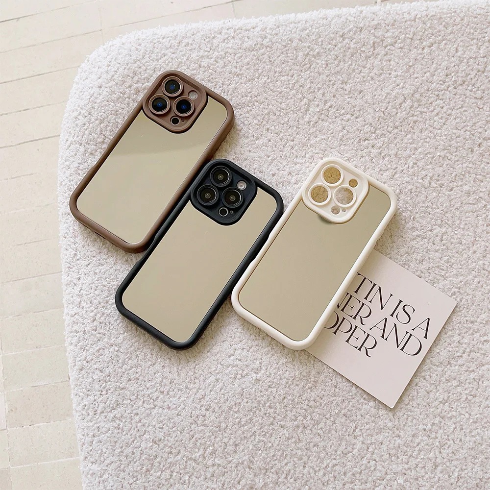 Luxury Make Up Mirror Mirror Case for Vivo Y28 Y03 Y17s Y19s Y100 Y78 Y36 Y27 Y16 Y77 Y75 Y35 Y22s Y02 Y72 Y76 4G 5G Cover