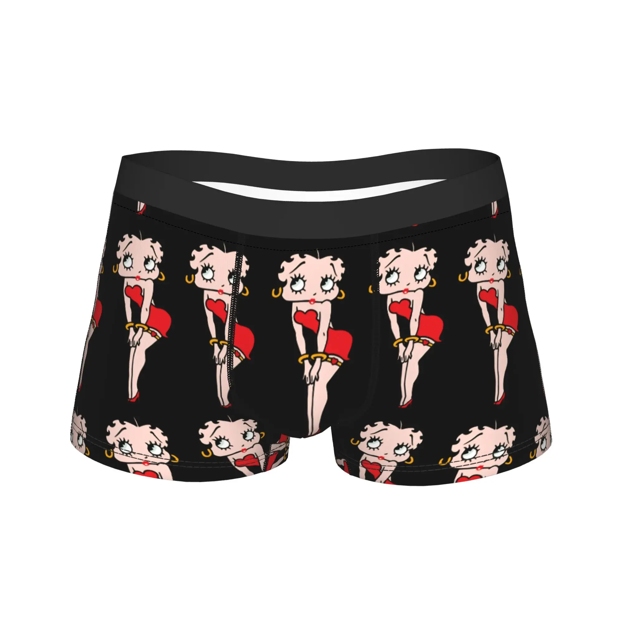 

Нижнее белье Bettys Boop, шорты-боксеры с узором, качественные мужские трусы, удобные шорты, трусы, подарок на день рождения