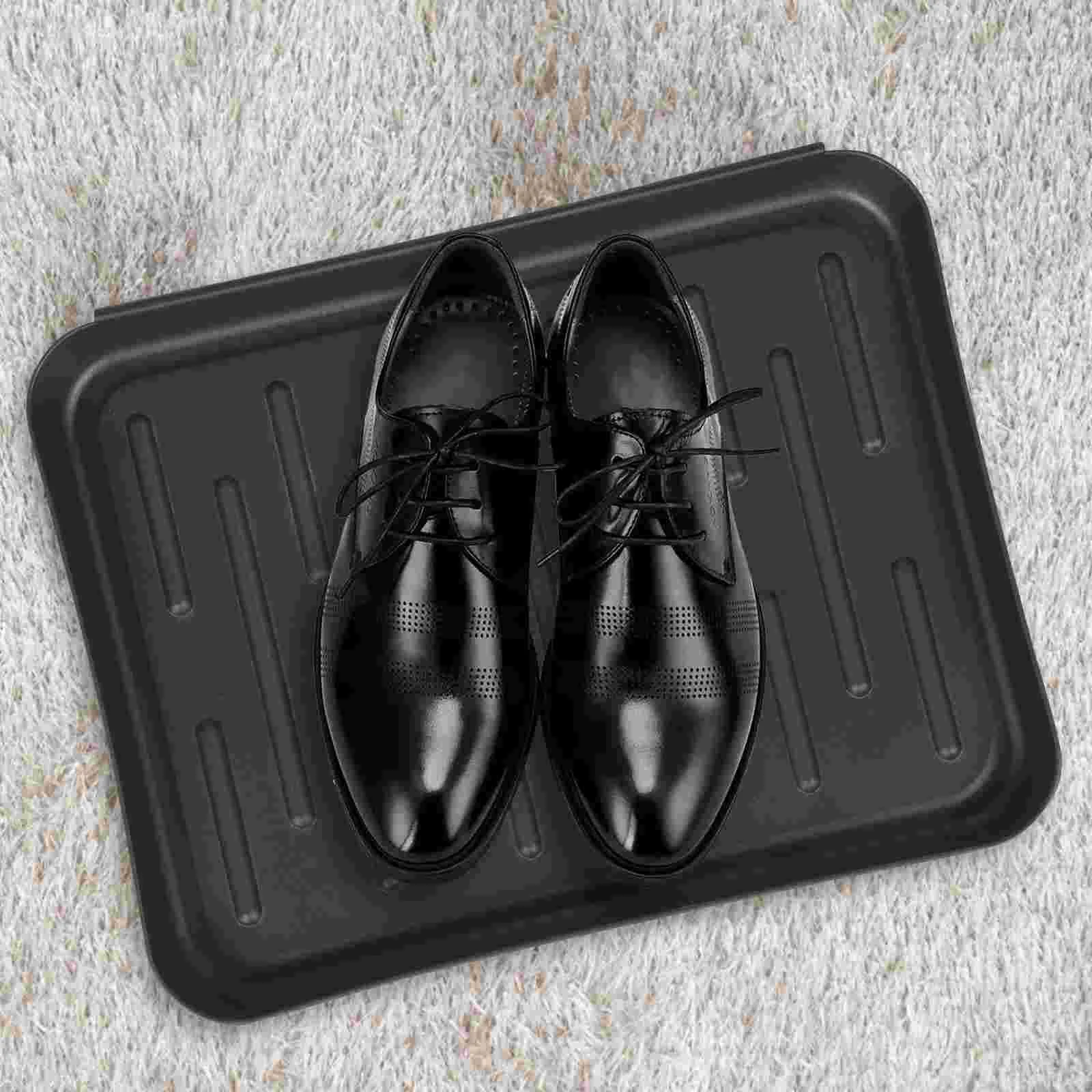 Pot Plastic Waterproof Shoe Tray Boots Mat Multi-function Shoes for Entryway Indoor