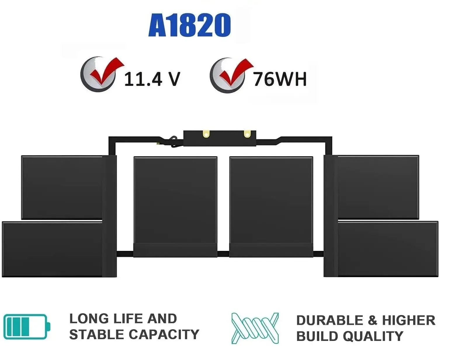 

A1820 Battery For Apple MacBook Pro 15" inch A1707 Late 2016 Mid 2017 EMC 3072