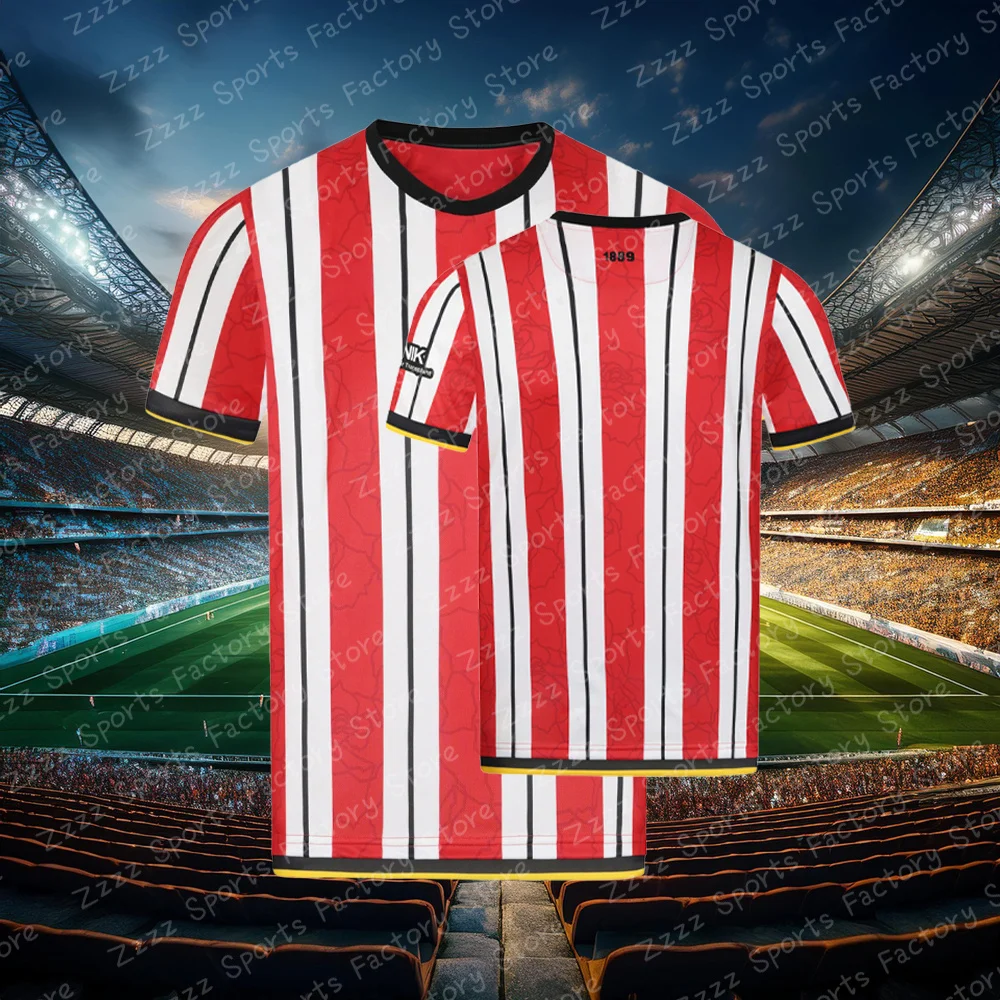 Kids Adults 2024 Summer Soccer Training Clothing New Arrival Champions Sheffield United 24/25 Home Football Breathable  Jersey