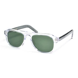 Fashion Style Crystal Honey Pilot Sunglasses for Women Kingsman Sunglasses for Men Top Quality Acetate UV400 Protection Shades