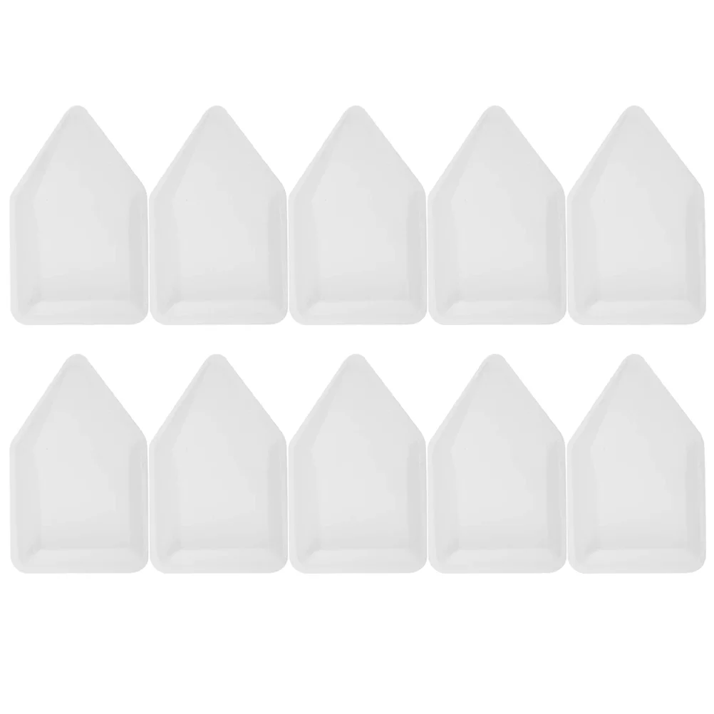 10 Pcs Powder Scale Tray Plastic Weighing Dish Balance Pans Disposable Measuring Boats