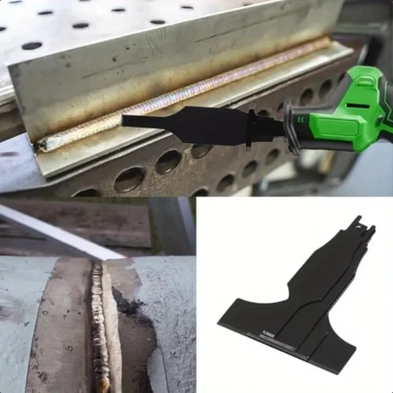 ชุดใบเลื่อยตัดเหล็กแบบลูกสูบสำหรับงานหนัก 4 ชิ้น สำหรับงานขูดเหล็ก กระเบื้อง ปูน กำจัดคราบสกปรกบนผนังและพื้น