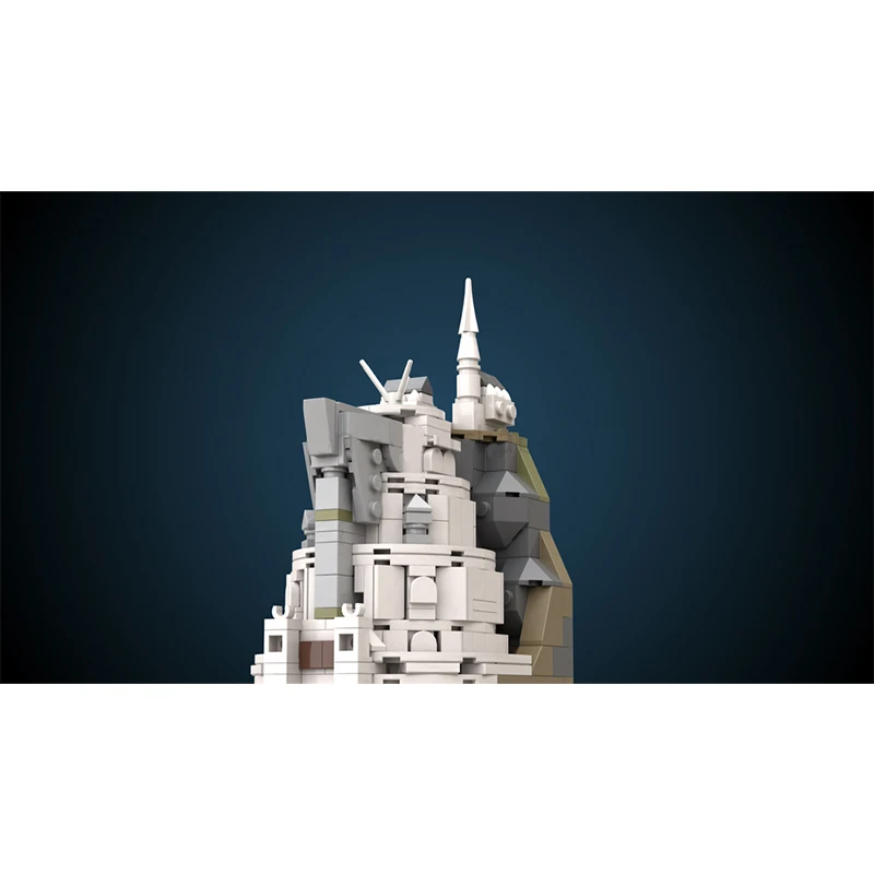 Anello popolare Modello di film MOC Mattoni da costruzione Mappa del mondo della Terra media Tecnologia modulare Regali Vacanza Assemblare Giocattoli per bambini Vestito