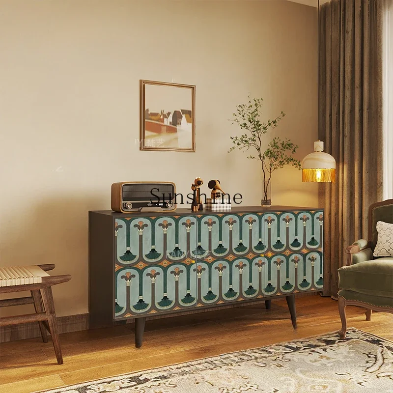 Living room solid wood sundries storage/room decorative storage/dining room multi-functional cupboard  FT