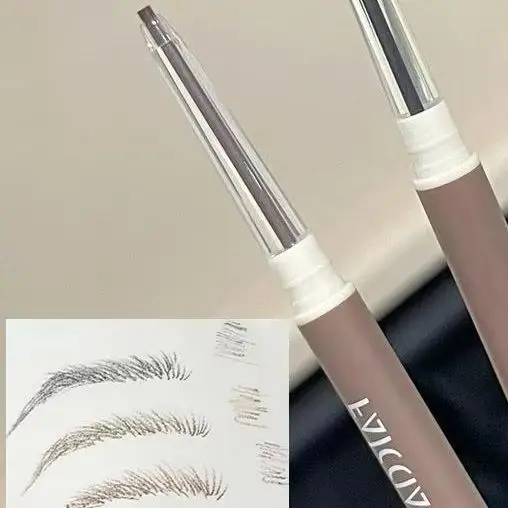 

Double-headed Eyebrow Pen Sweat-proof Long Lasting Eyebrow Pencil Waterproof Natural Black Eyebrow Pen Makeup Cosmetics Tool