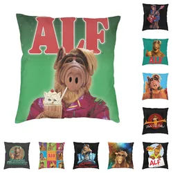 Personalized Custom Alien Life Form ALF Meme Pillow Covers Decor Home Sci Fi TV Modern Cushion Cover Car Custom Pillowcase