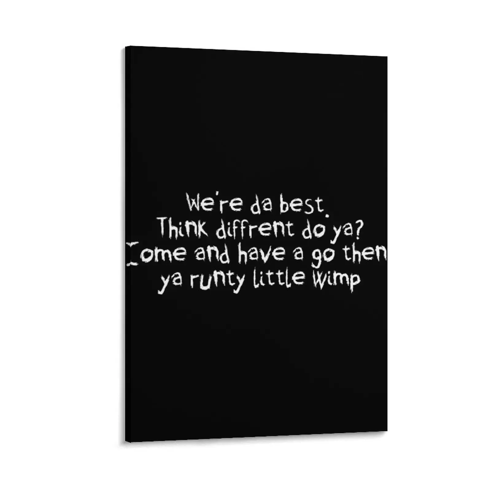 

Were da best, think diffrent do ya 40k ork Quote Canvas Painting decoration aesthetic posters anime photos for living room