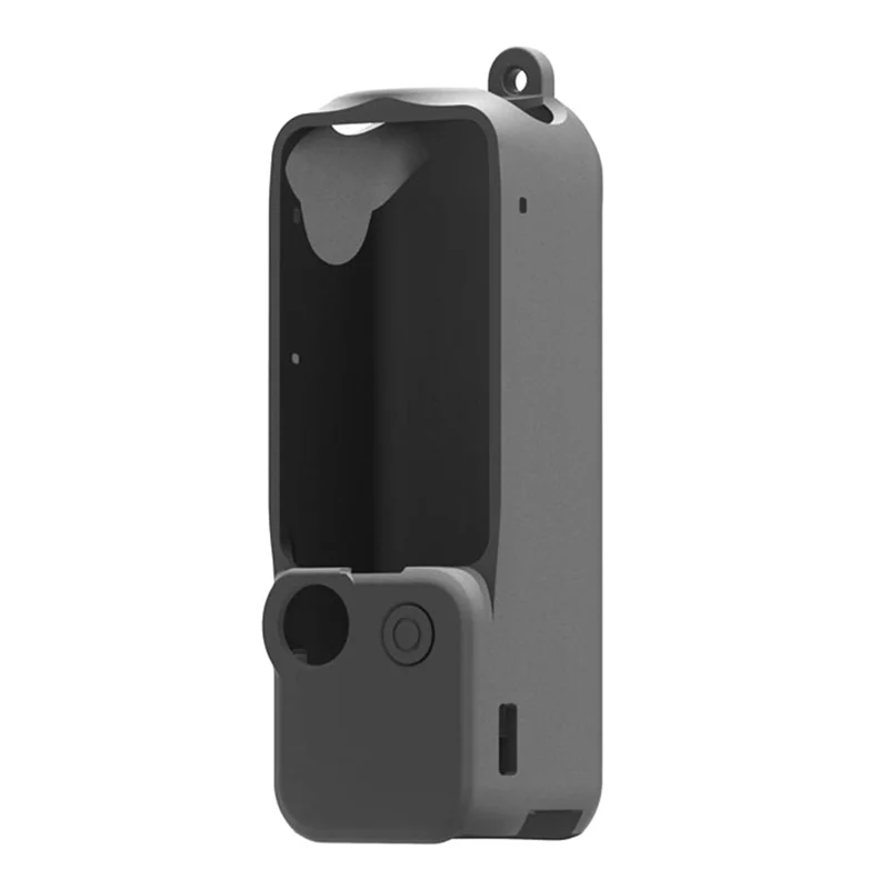 Efficiënt voor DJI OSMO POCKET3 Pocket Camera Siliconen beschermhoes Anti-valshell Zwart