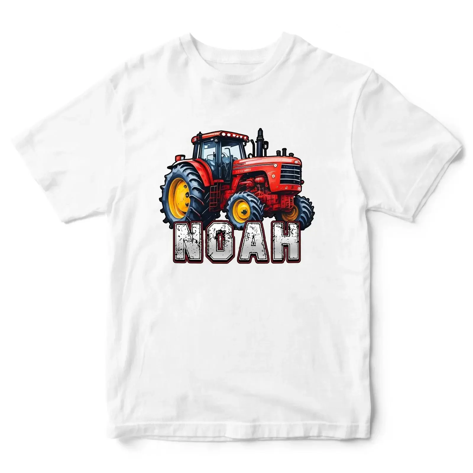 Personalisiertes Traktor Kinder T ShirT Geschenk Jungen und Mädchen Geburtstagsgeschenke vintage Washed designer clothes homme