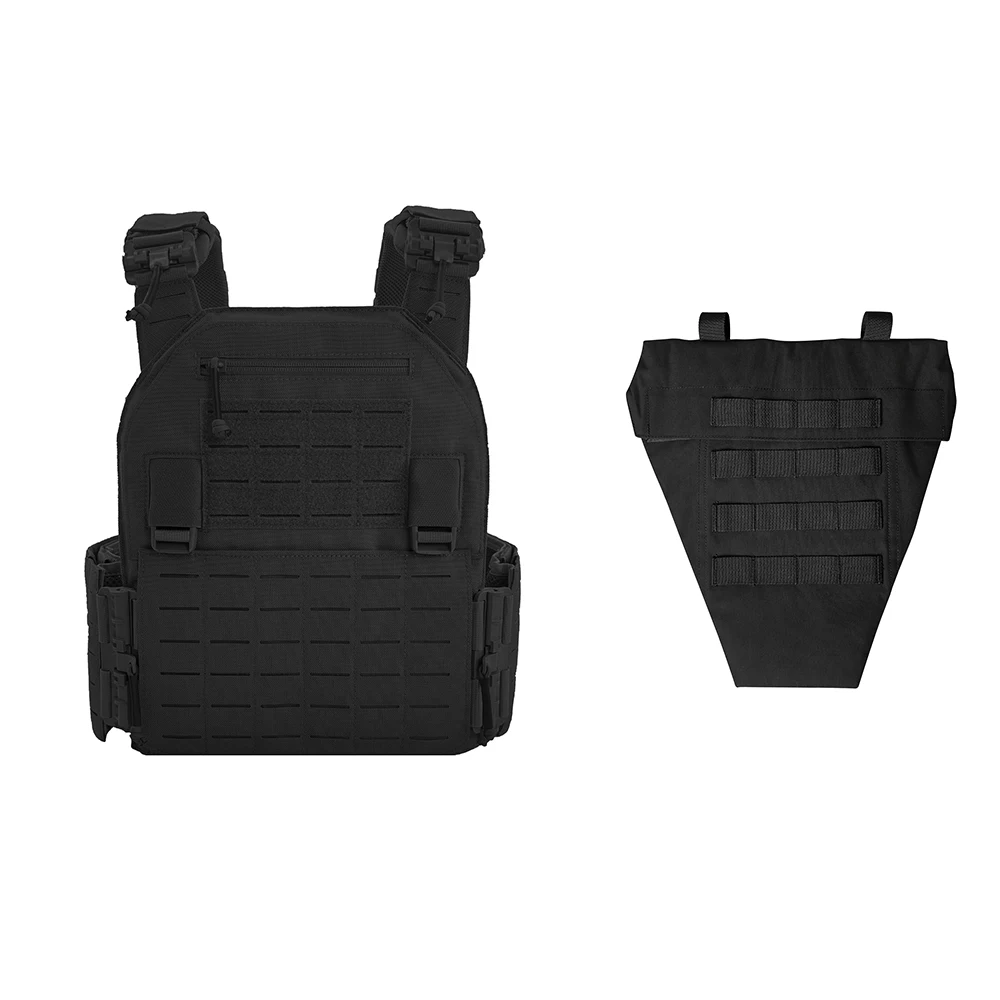 EMERSONGEARS  Tactical plate carrier set 1000D Nylon LAVC Quick Release vest with 500D Nylon Crotch protect panel