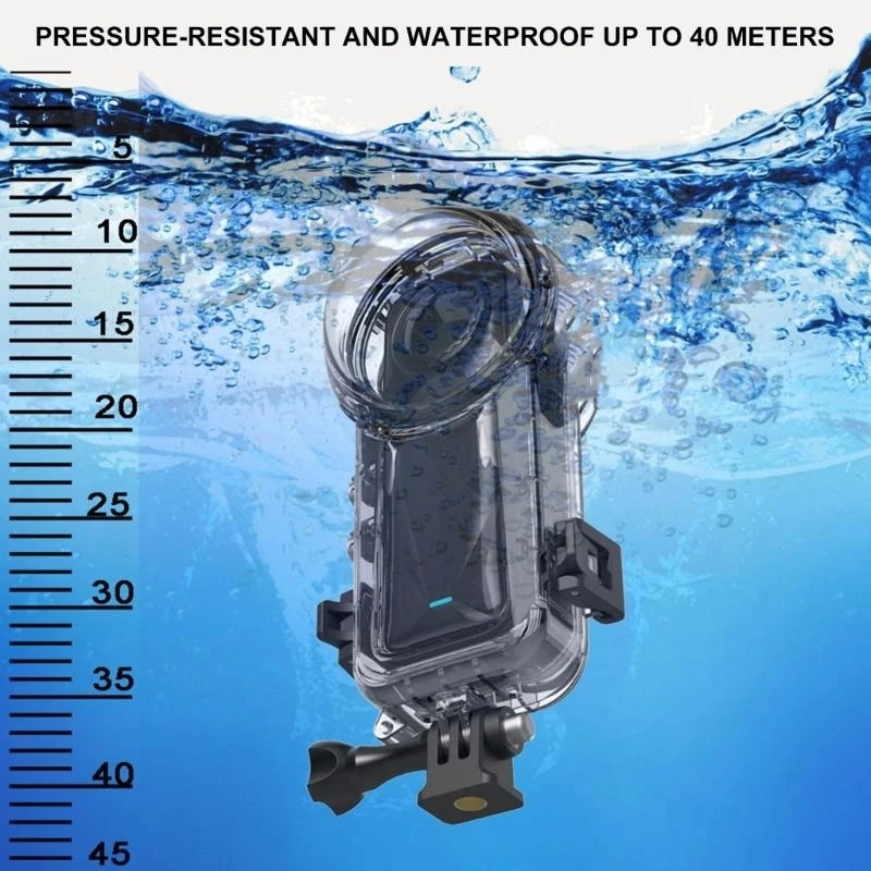 B2EF Invisible 360 ​​Camera Case per Copertura completa prova goccia per graffi 50m