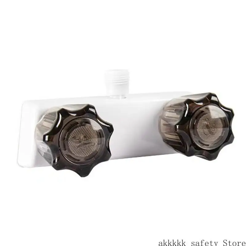 

XXFF модернизирует смеситель для душа, пластиковый смеситель с двойной ручкой для кемперов и прицепов