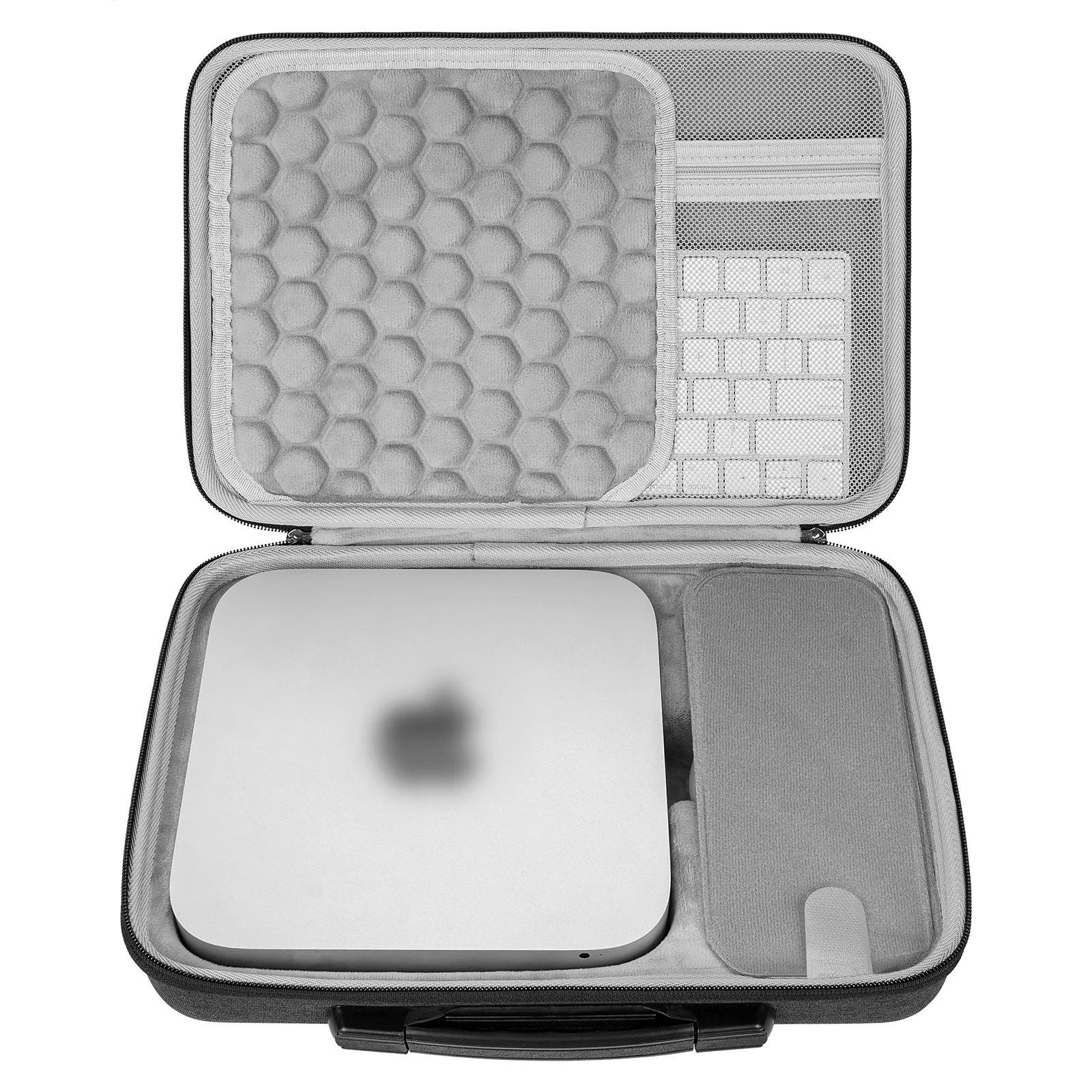 Geekria Hard Case Compatible with Mac Mini M2 Chip (2023)/Mini M2 Pro/Mac Mini M1, Fit for Keyboard, Magic Mouse and Accessories