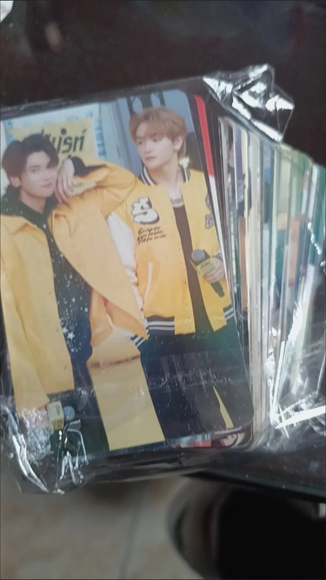 

96 шт., тайская звезда, Джоунд, 5,4x8,5 см, лазерная карта с круглым углом, ломо-карты