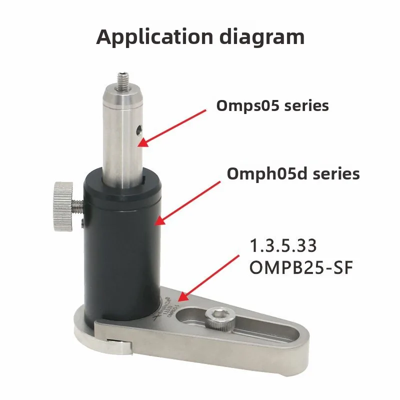Conector óptico de aço inoxidável série OMPS05 0,5 polegadas \ 12,7 mm, 5 peças por pacote