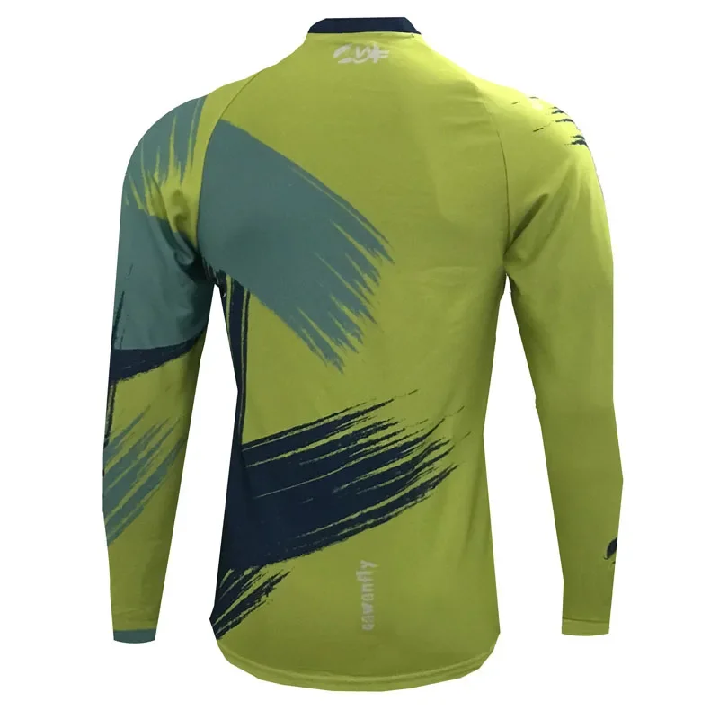 2023 quick dry MTB Cycling Jersey Men Downhill Road Bike Shirts Long Sleeve Mountain Bicycle Wear Motocross Ciclismo Clothing