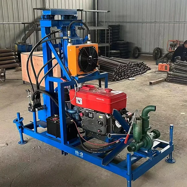 آلة حفر SUNMOY للمياه 120 متر صخور صلبة صغيرة 100 متر آلة حفر المياه تحت الأرض 150 متر #5