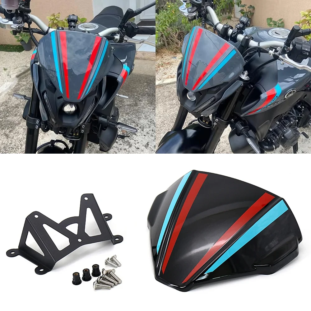 

NEW Motorcycle Accessories For YAMAHA MT09 MT-09 SP 2021- Windshield Fly Screen Sport Windscreen Visor Viser