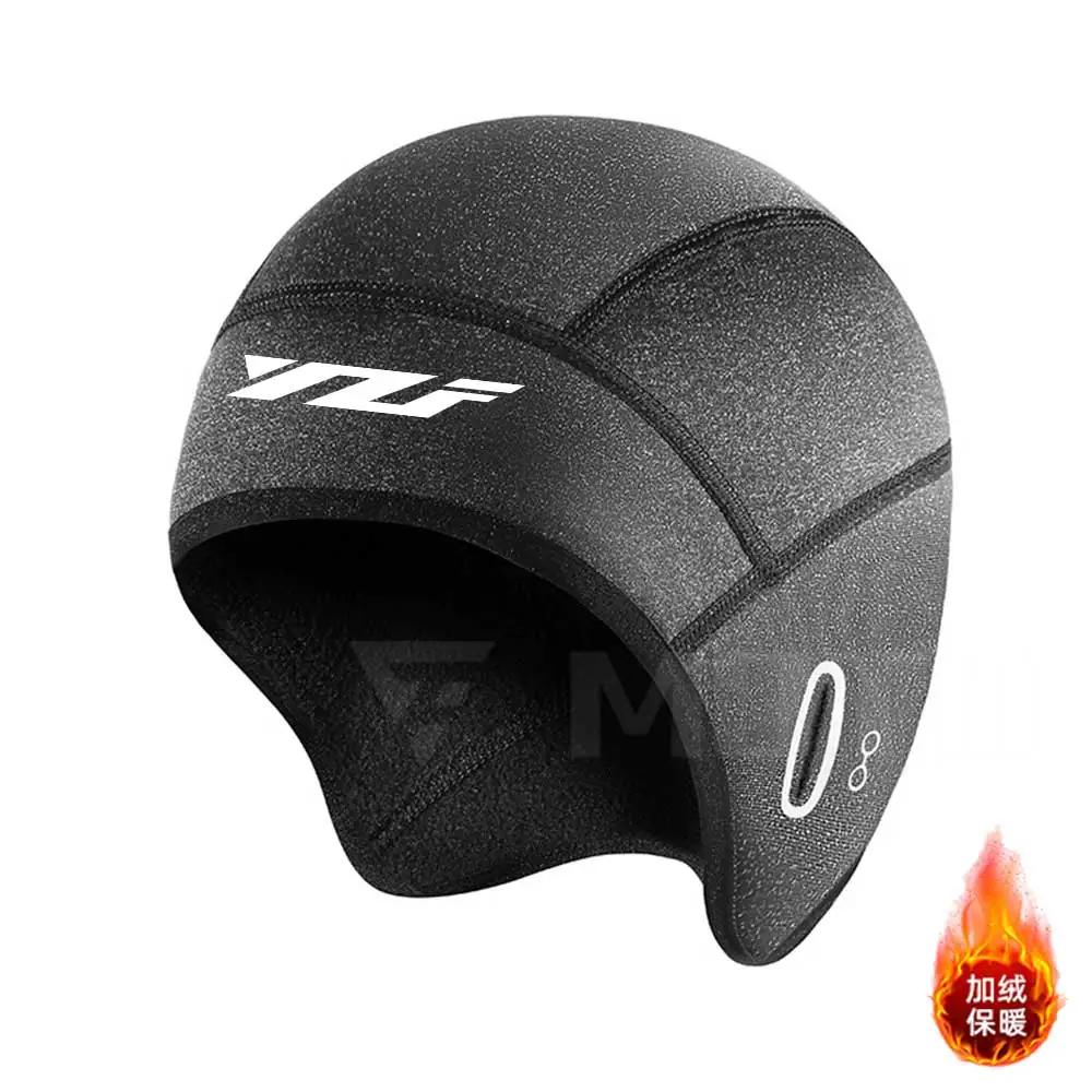 Pour yamaha yzf hiver polaire casquettes de cyclisme chaud en plein air ski vélo équitation casquettes casque doublure sueur évacuant la casquette chapeaux de course pour