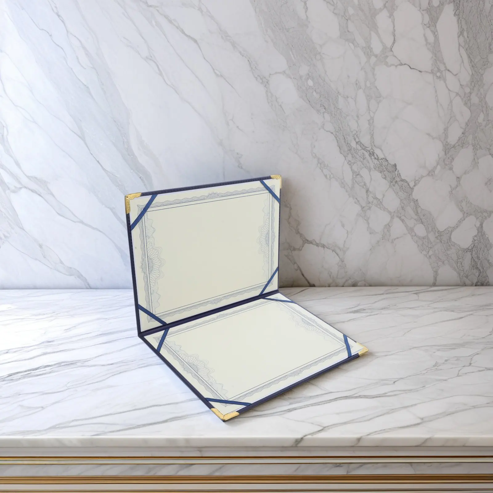 

Graduation Document Holder A3 Size PU Certificate Cover Diploma Award Presentation Folder Protective Document Paper