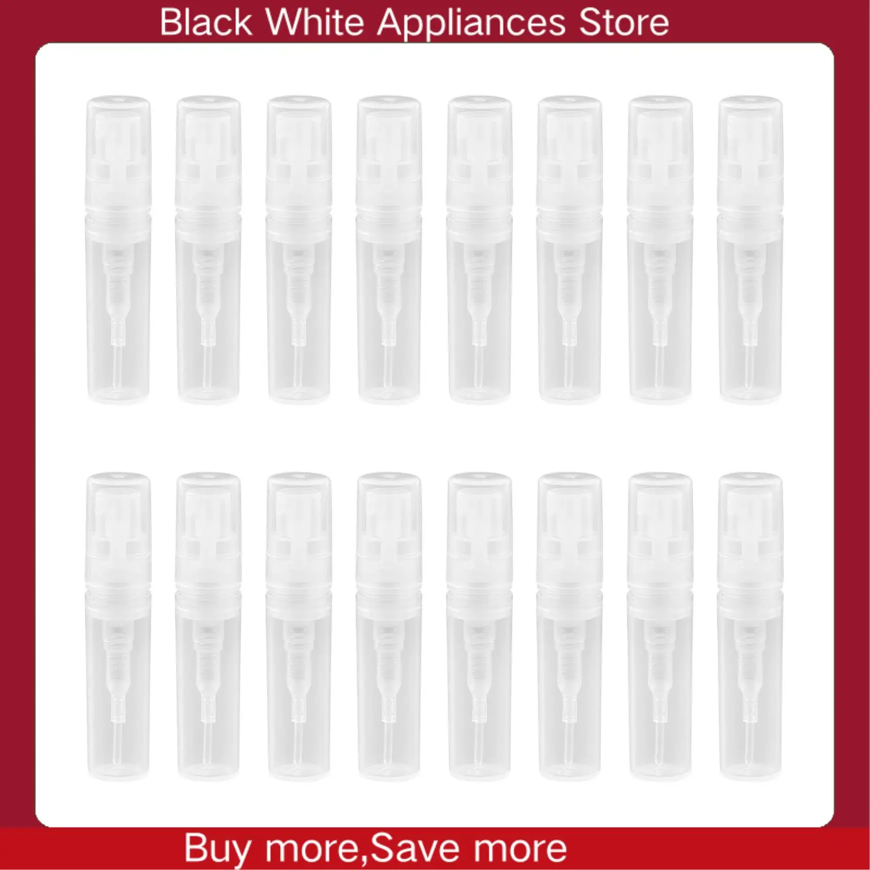 

400Pcs/Lot 2ML Transparent Spray Bottle Cosmetic Packing Atomizer Perfume Bottles Atomizing Spray Liquid Container-CLIM