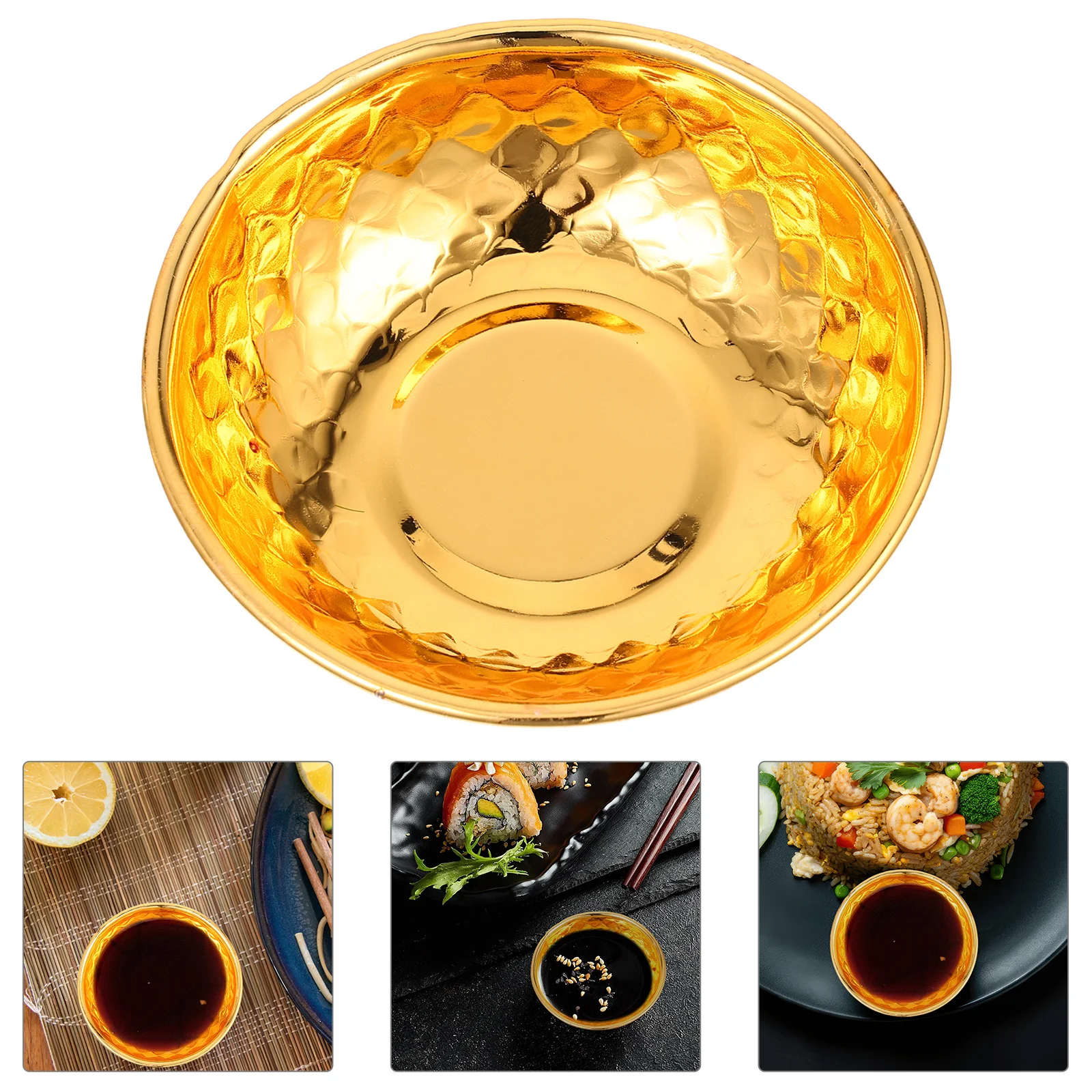 

Stylish Dipping Sauce Bowls Small Serving Dishes Portable Condiment Containers Elegant Design for Household Dining
