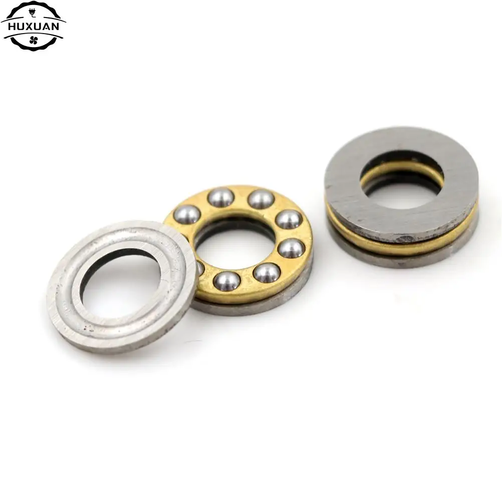 10pcs Pratical Miniature Thrust Bearings F8-16M Metal Axial Ball Bearing Set For Hardware Accessories   8x16x5mm