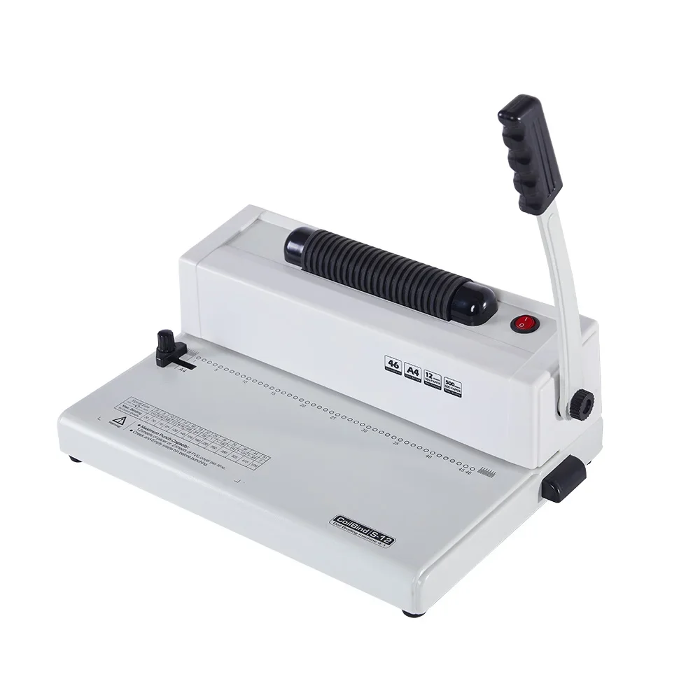 S12 Automatic Book Binding Machine A4 Wire Book Printing Binding Machine for Office