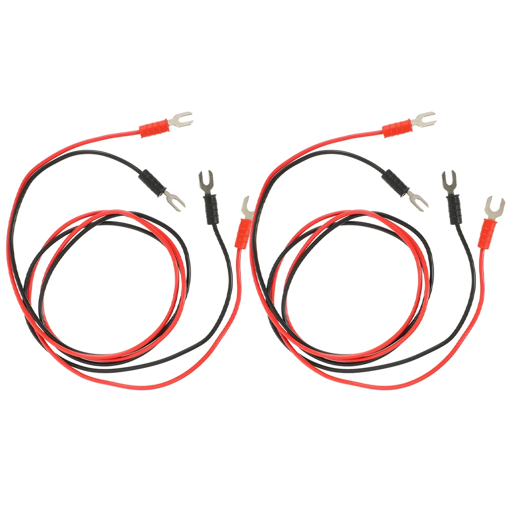 

4Pcs Phonograph Connecting Cable Copper Test Leads PVC Insulated Wire Turntable Ground Wire Professional Test Leads Stopping