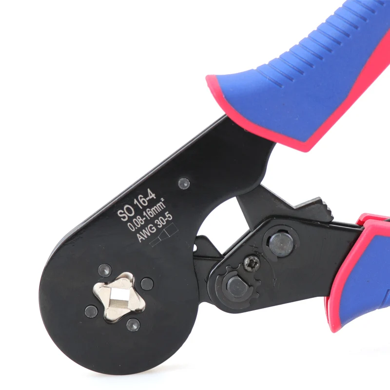 Crimping Tools Pliers 16-4 0.08-16mm2 Electrical Tubular Terminals Mini Clamp Tools Self-adjusting Crimp Tool 800pcs 1200pcs