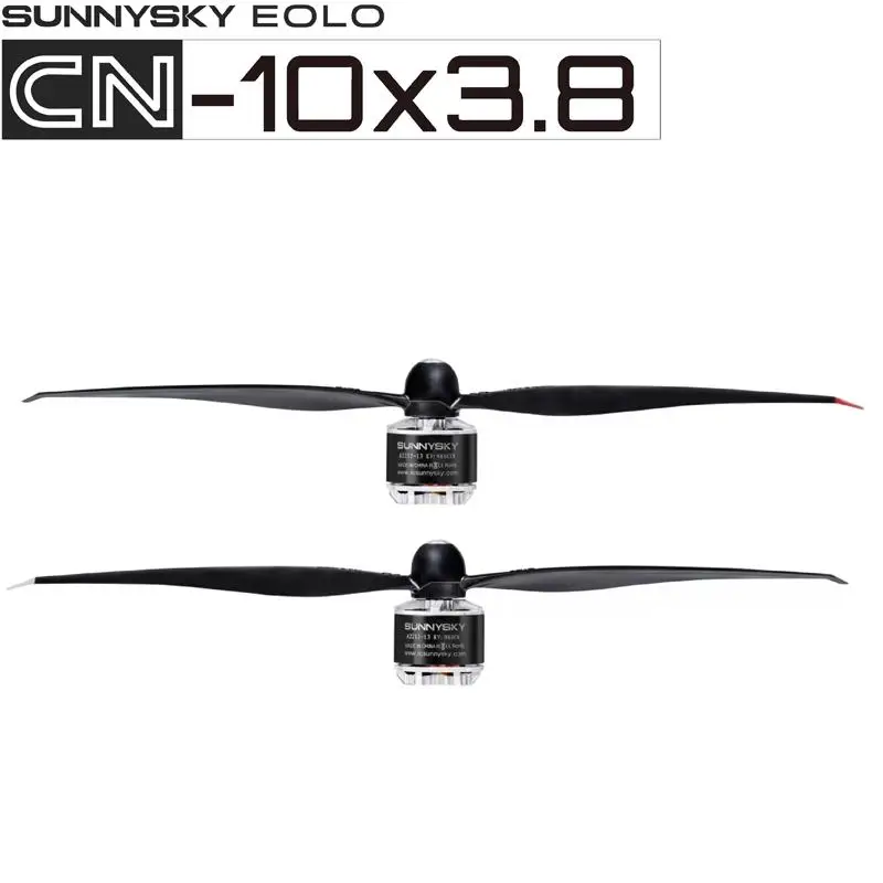 EOLO 1038 paleta de ala fija crucero hélice de 2 palas hoja compuesta de 10 pulgadas para avión F450 Rc pieza de cuadricóptero de alta eficiencia