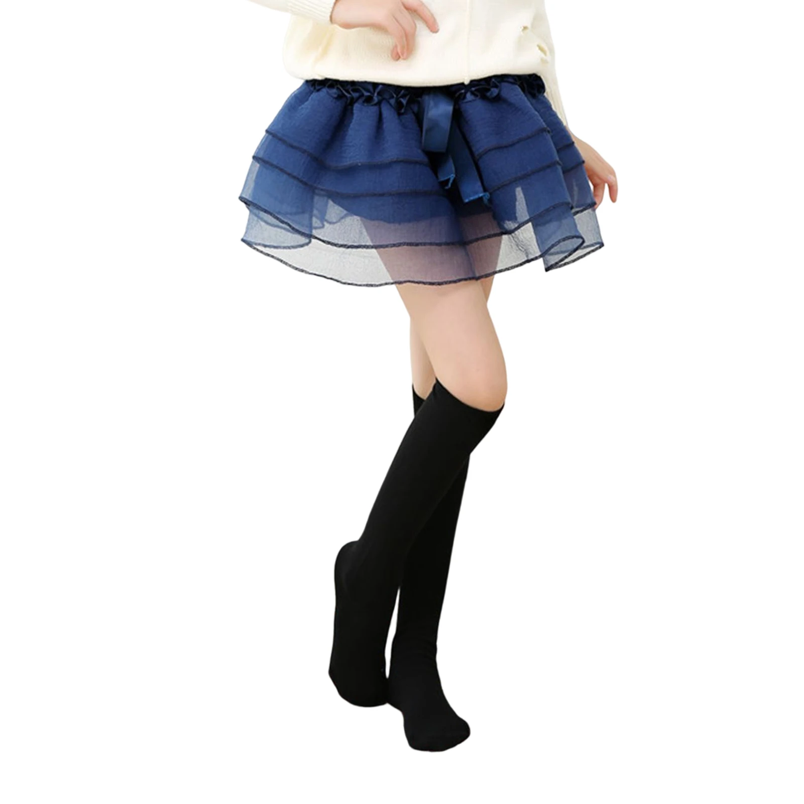 Knee High School Uniform Socks Soft Breathable and Comfortable Design for Stage Performance Wear