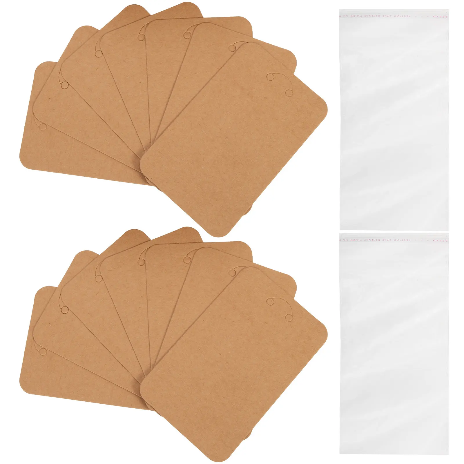 

Jewelry Display Card Cards for Keychain Holders Jewelery Bracelet Packaging Necklace Bag