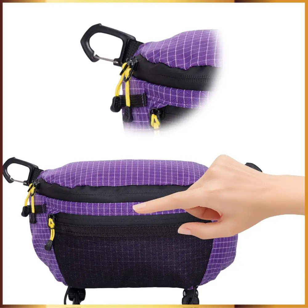 

Outdoor Hiking Chest Bag Large Capacity Waist Pack Hanging Pocket Backpack Extension Pack for Camping Cycling Running Hiking