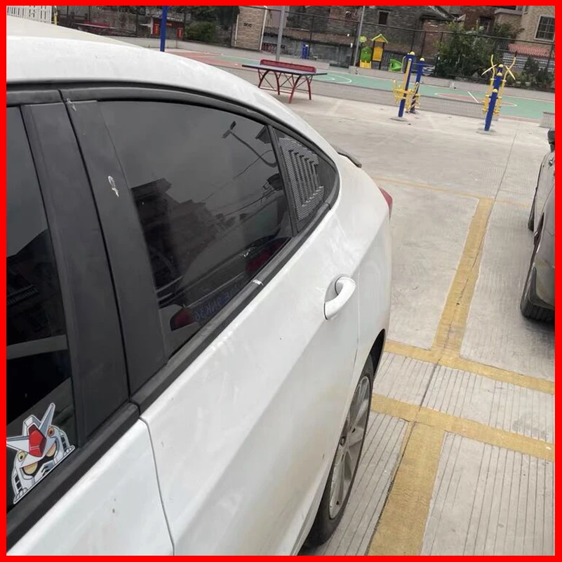 

Car Styling Auto Accessories For Chevrolet Cruze 2016-2019 Rear Triangular Window Blind Shades Louver Molding Cover Trim