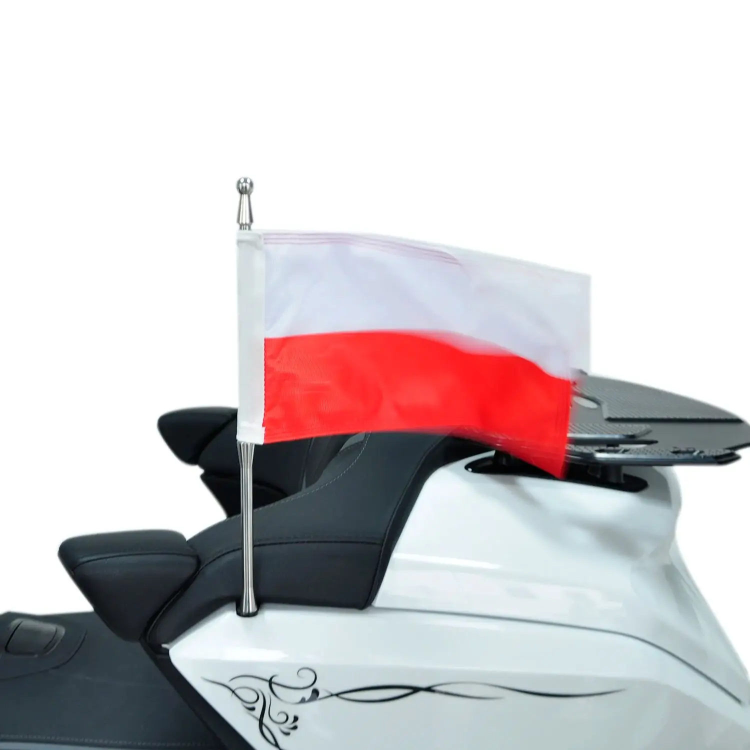 

Panical PL Passenger Rear Trunk Flag Set Flagpole Kit For Honda Gold Wing Tour GL1800 2018-2023 Motorcycle Expansion Bracket