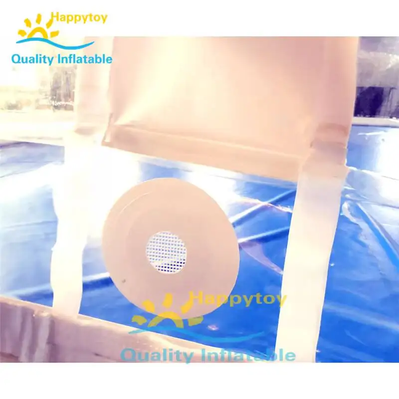 高品質インフレータブルプールドームフロート屋外スイミングプールクリアカバーテント（送風機付き）