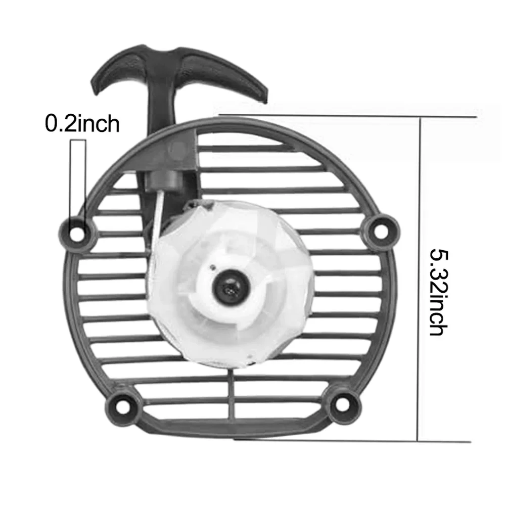 Replacement backflush starter housing for 125BVX For leaf blower suitable for models 125B 125BV 125BX and HVA125 series