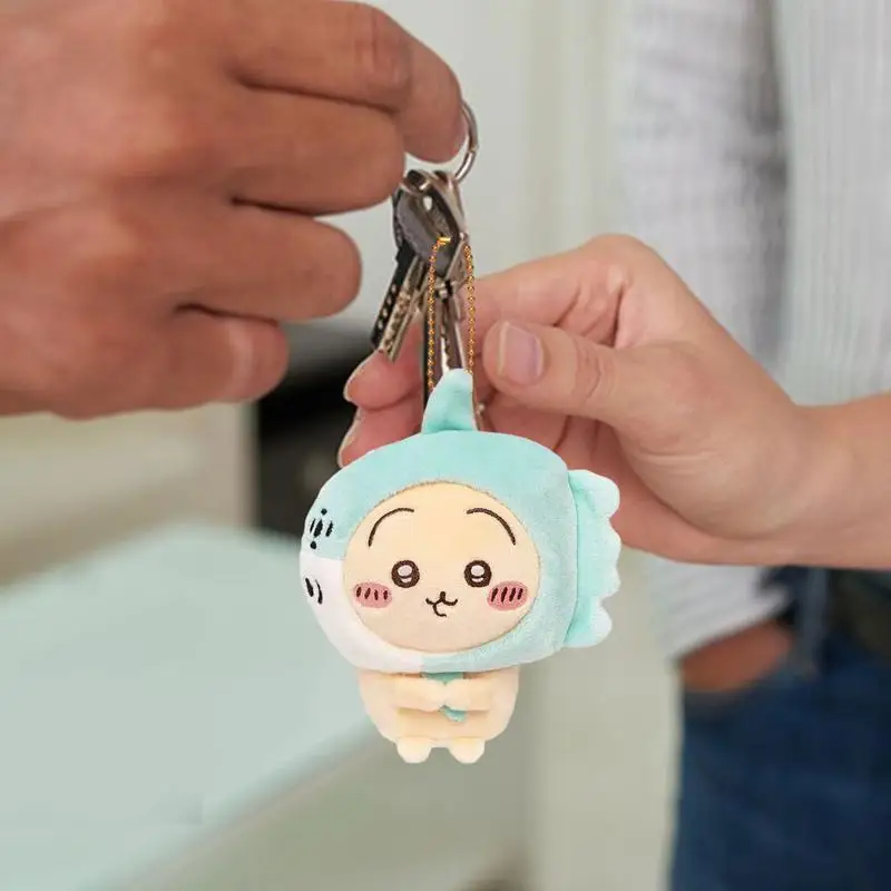 Anime Plush Keychain Toys Cartoon Cute Plushie Figure Vibrant Desktop Decoration Collectible Figurines Model Toy Soft Plush