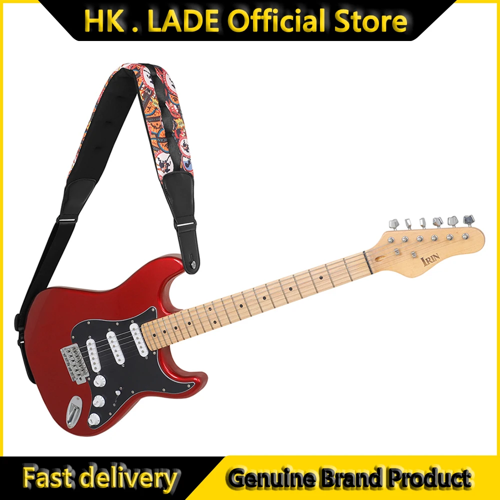 

IRIN Adjustable Guitar Strap Acoustic Guitar Strap Cotton Wideing Thickened Strap Bass Guitar Parts and Accessories AS-35