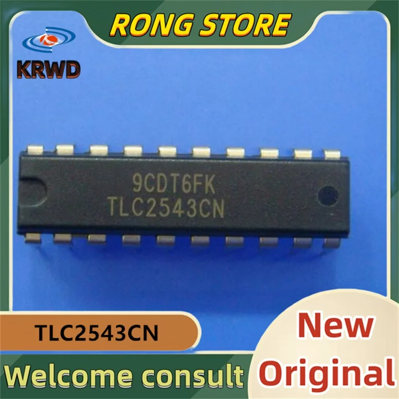 3pcs TLC2543CN  New original TLC2543 DIP20