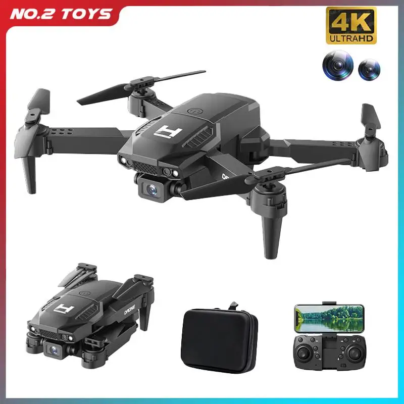 2.4G 6-osiowy żyroskop Mini Drone Quadcopter Szerokokątny 4K HD Podwójny aparat WIFI RC Helikopter Dron Zabawka Tryb bezgłowy Prezenty dla dzieci