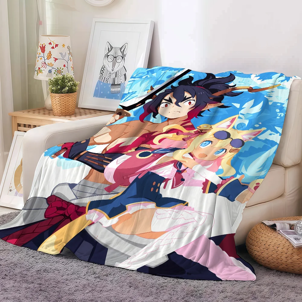 

Одеяло Game Disgaea 7, полное издание Deluxe, мягкое и приятное для кожи, для дивана-кровати, покрывало для сна, всесезонное одеяло