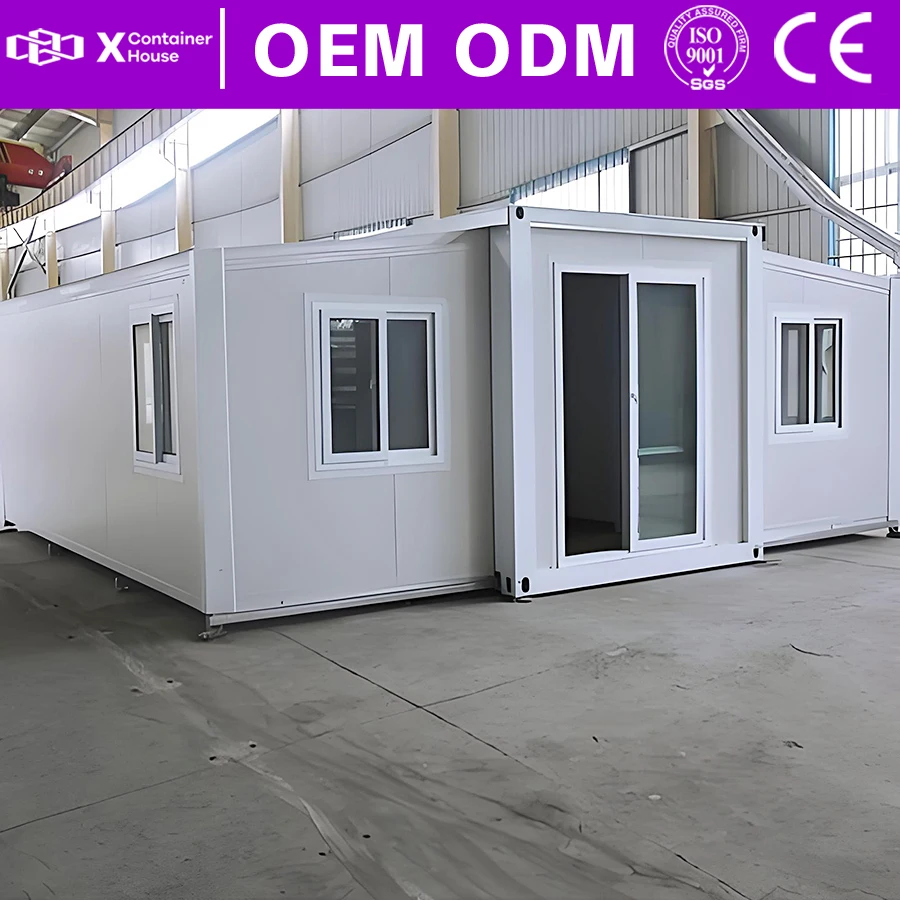 Prefabricated Mobile Home House Capsule Outdoor Luxury Expandable Prefab Homes 40ft Triple Wide 20ft Prefabricating Cottage Real