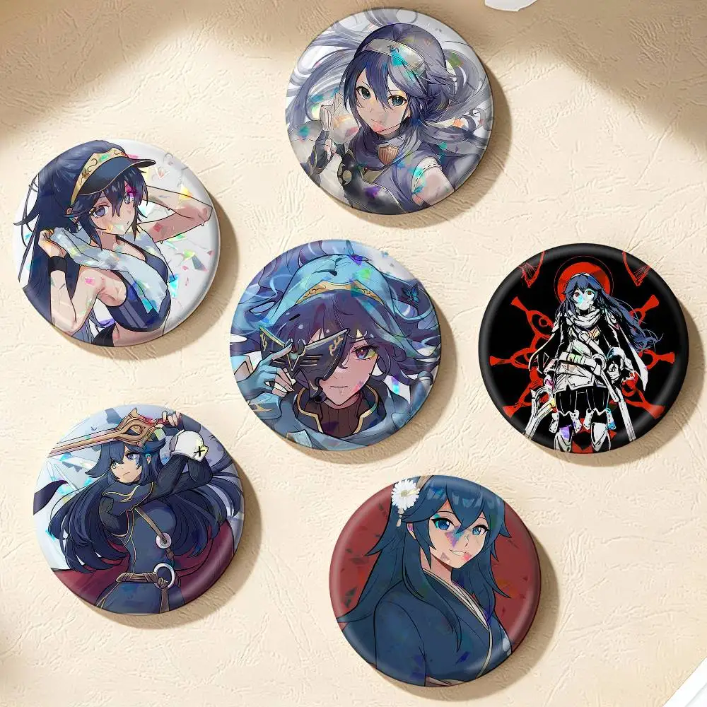 Fire Emblem Awakening Люцина 75 мм 58 мм 44 мм 25 мм Брошь Значок для рюкзака и шляпы Аксессуары Игрушки
