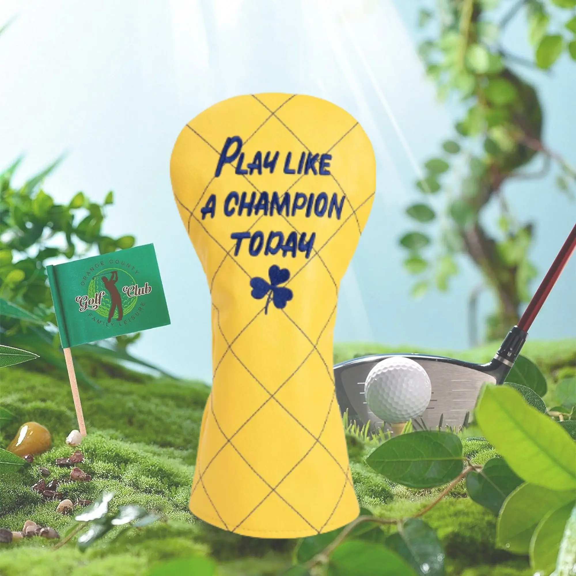 Golf Club Head Covers Golf Driver Covers with Number Tags Golf Driver Headcover Like A Champion Creative Christmas Gifts image 5